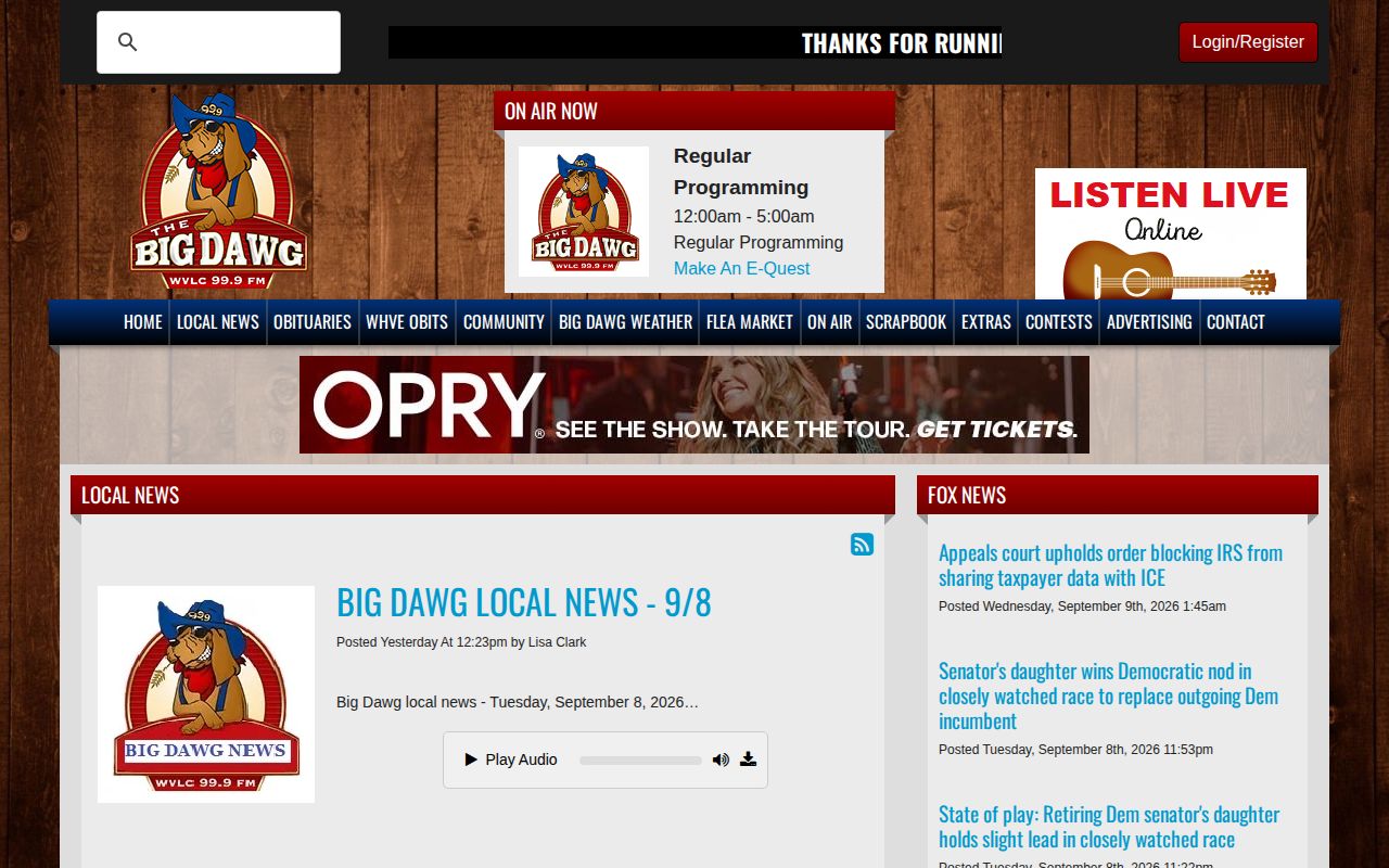 WVLC local news blog used for Taylor County arrest reports